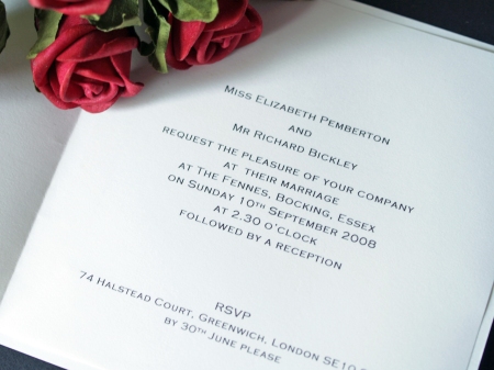 Wedding Invitation wording